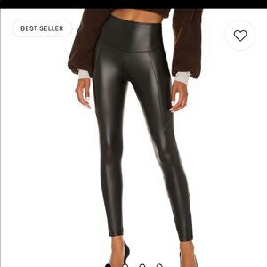 Yummie Faux Leather Leggings